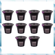 [G V W E] Set of 10 Reusable K Cups Coffee Pod Filters for  1.0/2.0 Mini Plus Serie