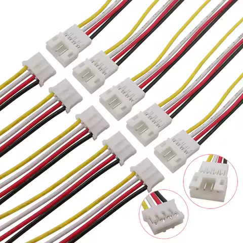 JST PH 2.0 mm Pitch 4 Pin Connector JST PH2.0 4P Micro Male Plug Female Jack Terminals Wire 20CM 26A