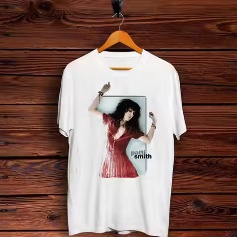 Patti Smith T Shirt Men Cotton Size S 4XL KN680