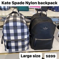 ✅香港現貨✅即買即寄 ‼️ 各只有一個‼️鬥手快!! 先入數先得 靚價 L size $899  KATE SPADE ♠️ NYLON Large  size  Chelsea BACKPACK b