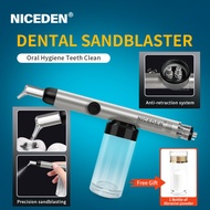 NICEDEN Dental Alumina Micro-Sandblaster Connector Alumina Sandblasting Gun Air Polishing Handpiece