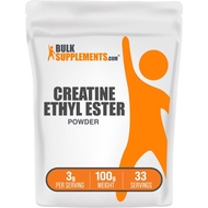 BULKSUPPLEMENTS.COM Creatine Ethyl Ester HCl 100g Powder - Creatine Powder - Pure Creatine Supplemen