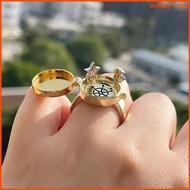 WIT BFF Ring Vintage  Adjustable Open Ring Trend Men Women Jewelry