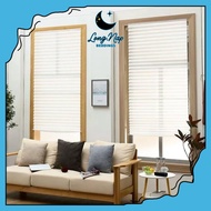 BLOCK OUT CURTAIN BLINDS PLEATED BLIND 90x180cm BIDAI BERLISU BIDAI PENGHADANG WINDOW BLINDS STICK O