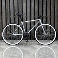 BAQILING | Solid Tire Fixie Bike Minimalist Student Adult
