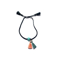 Allside Rope Bracelet Gypsy Bracelet/ Boho Mithi Bracelet/ (turquoise green/)