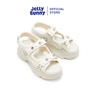 JELLY BUNNY รองเท้าแตะแพลตฟอร์ม PICOTEE DOUBLE HEART รุ่น B25SLSI002