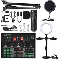❒New V9XPro BM800 Sound Card Studio Music Set Mixer Noise Reduction Portable Microphone Voice Live B