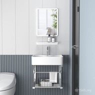 Washbasin Balcony Small Apartment Right Angle Simple Combination Rental House Simple Washbasin Trian