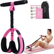 Upgraded Pedal Resistance Band with Handle, Durable Women Exercise Bands for Full Body Training, Wor