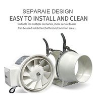BLOWER VENTILASI KIPAS SALURAN SEBARIS BLOWER VENTILASI PEMBERSIHAN SALURAN SEGARIS INLINE EXHAUST F