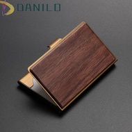DANILO Business Card Holder Stainless Steel Women Men Office Supplies Display Stander High-End Cards