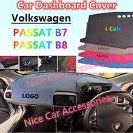 Volkswagen Passat B7 B8 Car dashboard cover high quality Suede Color Accessories Automotive