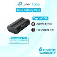 TP-Link Tapo A100 6700mAh Battery Pack | 5 hour Charging Time | 6-way protection | Compatible with T