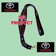 HP GANTUNGAN Toyota LANYARD Strap,/ Keychain, ID CARD Chain,/ Chain Flash Drive Chain