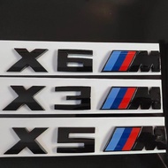 Suitable for BMW X3X5X6 Car Logo M Sticker X6MX5M Rear Car Sticker X3M Tail Logo Sports Black Logo