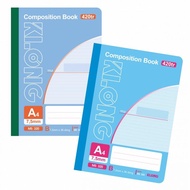 Klong book Composition book A4 420 pages 58 / 92; MS: 320