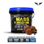 Muscle Kingdom Mass Kingdom 12lbs 5.4kg Mass Gainer Chocolate Mass Gainer, Weight Gainer, Halal