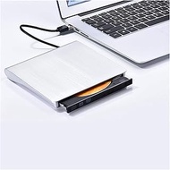 BAIHUO KuWFi External USB 3.0 Drive CD-RW DVD-ROM DVD-RW Burner Player USB Portable CD Reader For Windows7/8/10 PC Laptop (Color : Silver)