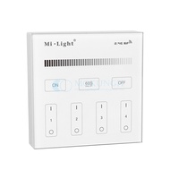 Panel Pintar Peredupan Kecerahan 4 Zon Milight Kawalan Jauh Panel Kecerahan Warna Tunggal Panel Kece