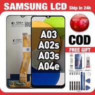 LCD For SAMSUNG A03/ A02s/ A03s/ A04e Compatible For Original Glass Touch Screen Digitizer