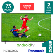 Panasonic 4K HDR 75“ Android LED TV - Model: TH-75LX800K