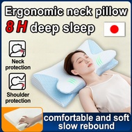 【8H deep sleep】Memory Foam Neck Pillows 60*35*11.5/7.5 Cervical Pillow 360 Cervical spine care