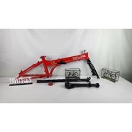 Frame Fork Seli Lipat Folding Minus 20 inch bukan Noris Pikes Litepro