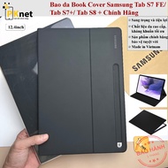 Leather Case Samsung Tab S7 FE / Tab S7+ (Tab S7 Plus) / Tab S8+ (Tab S8 Plus) Book Cover Genuine Samsung Vietnam