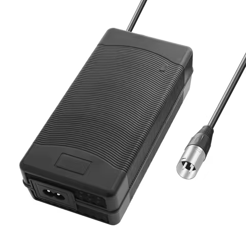 54.6V 2A Charger, Electric Bike Lithium Battery Charger for 48V Battery, 48V AC Power Supply for e-b