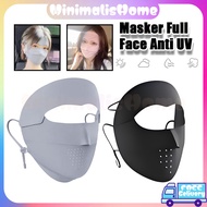 Full Face Anti UV Face Mask/ Anti UV Face Mask UPF50+/ Women's ice Silk Mask Full Face Motorcycle Ma