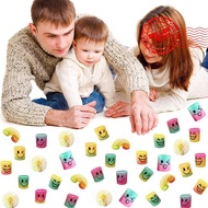 Colorful Elastic Smile Face Rainbow Circle Child Puzzle Spring Toys Toy 3.5 3.5cm X Magic B5k8