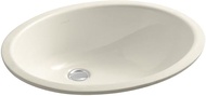 KOHLER K-2210-47 Caxton Undercounter Bathroom Sink, Almond