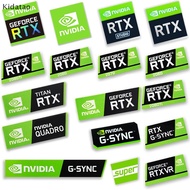 Kidatao Graphics Card Sticker RTX 2080Ti 2070 2060 TITAN GTX 1650 1660Ti Label NEW