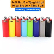(COMBO 5cái)Bật lửa BIC J6 PHÁP size lớn của Pháp