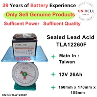 TLA12260F 12V 26Ah Lead Acid Battery Back up battery