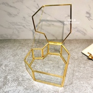 Love Glass Box Heart Degaussing Box Storage Box Love Collection Box Jewelry Box Glass Box Heart Box 