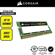 CORSAIR VALUE SELECT 4GB/8GB 1600MHZ DDR3/DDR3L LAPTOP NOTEBOOK SODIMM RAM