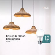 FELIX PREMIUM LED 12W Super Bright White 90% Economical E27 Light Bulb Equivalent to 160W 3 Year War