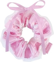 Tees Factory SR-5548018KT Sanrio Characters Ribbon Layered Scrunchie Ballet Core Hello Kitty H4.3 x 