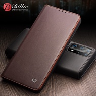 Wallet Phone Case Flip Cover for Huawei P40 P40Pro Genuine Leather Phone Bag Business Cases Covers for Huawei P40 Pro Cover