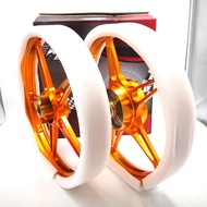 ( HOT ITEM ) KING DRAG SPORT RIM FG510 YAMAHA LC135 ( CHROME ORANGE ) sp522