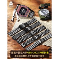 Suitable for G-SHOCK Casio Watch GBD-200/SM Modified Steel Band Stainless Steel Watch Strap Accessor