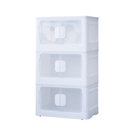 [特價]【dayneeds】喬蒂雙門折疊收納箱 三入折疊收納箱 三入