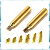 [G V W E] For 936-937-8898-8586-888D Series Compatible Pade-Shaped Soldering Iron Tips 10.5 to 40mm 