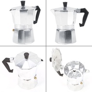 [Ready Stock] Aluminum Moka Pot Espresso Coffee Maker Stove Home Office Use 0600ml