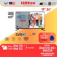 SAMView Full HD Digital LED TV (19"/24")