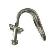 Galvanized Tube Cross U-Shaped Buckle Greenhouse Accessories Limit Bar 3cm 6/4 Points Fixing Clip U-