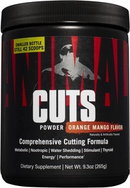 Universal Nutrition Animal Cuts Powder (Orange Mango) Diet & Definition Supplement for Weight Manage