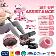 SportPeak Sit Up Bench with Phone Holder Ab Training Sit-Up Situp Bar Home Exercise Workout Trainer 